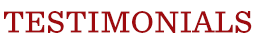 Client Testimonials